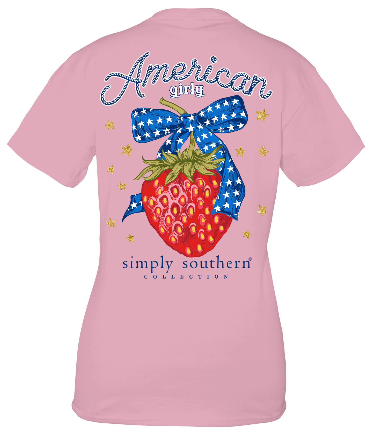 "American Girly" Strawberry Shirt