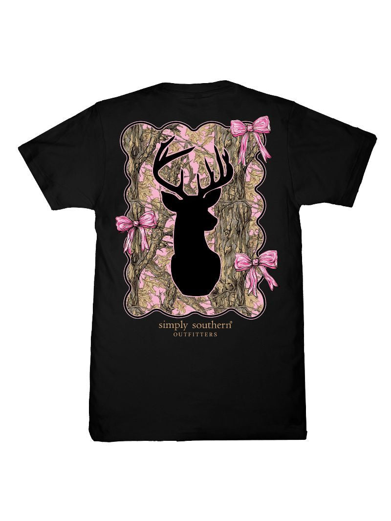 Camo Deer Short Sleeve Shirt