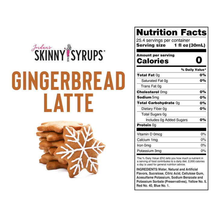 Sugar Free Gingerbread Latte Syrup