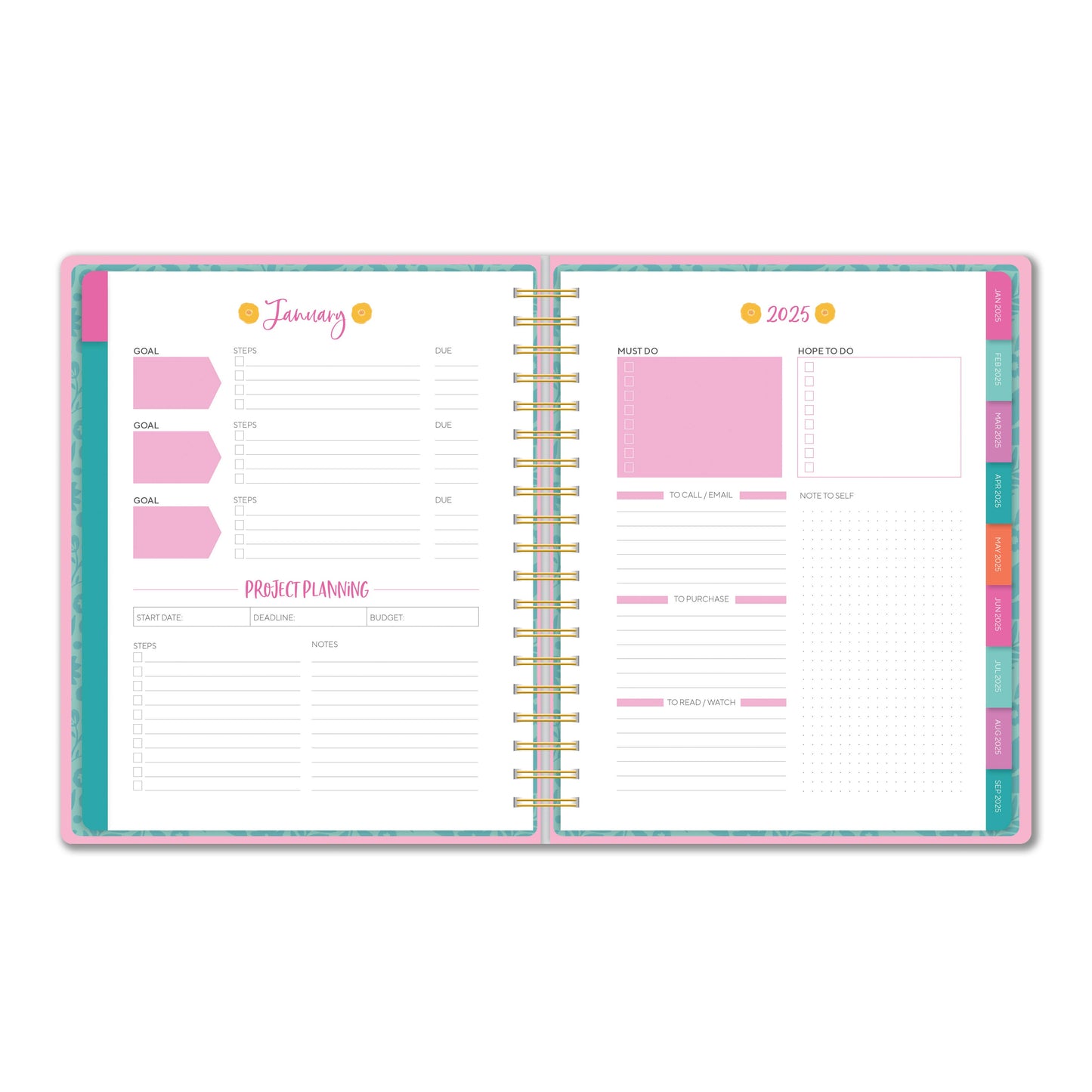 2025 Jess Phoenix High Note® Deluxe Hardcover Planner