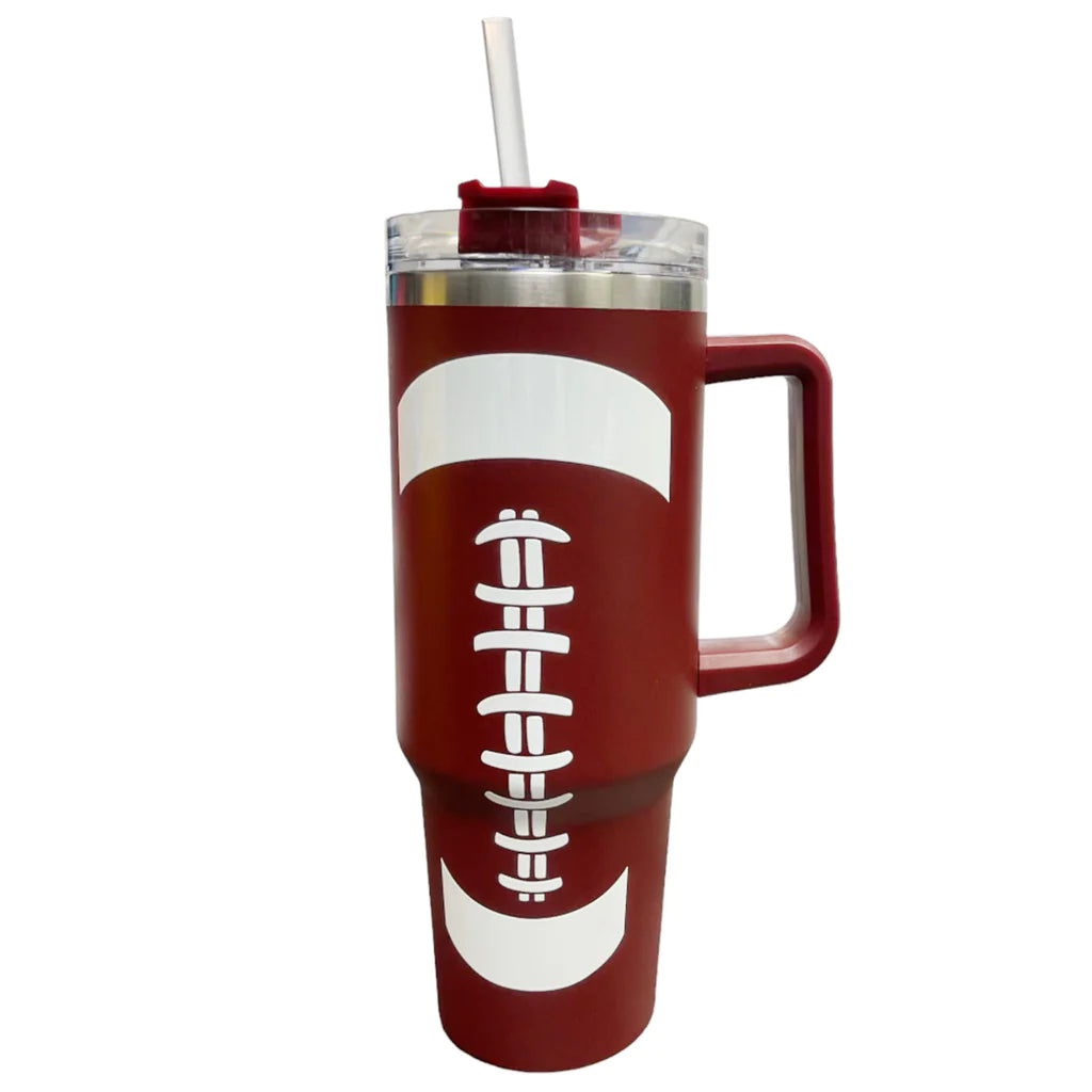 Softball 40 Oz. Tumbler With Pouch