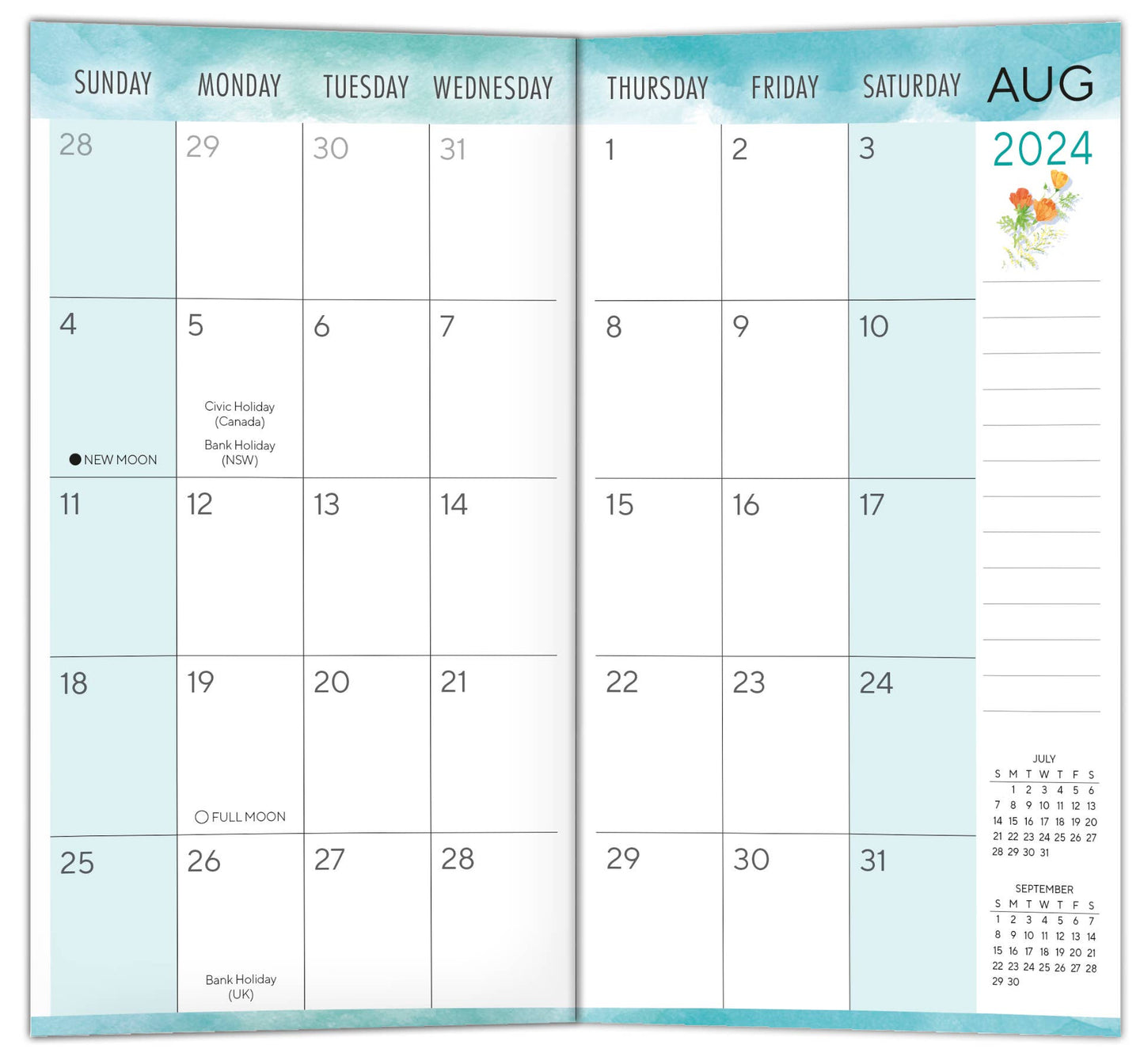 2025 Seize the Day Two-Year-Plus Pocket Planner: Lay-Flat Binding / Weekly / English