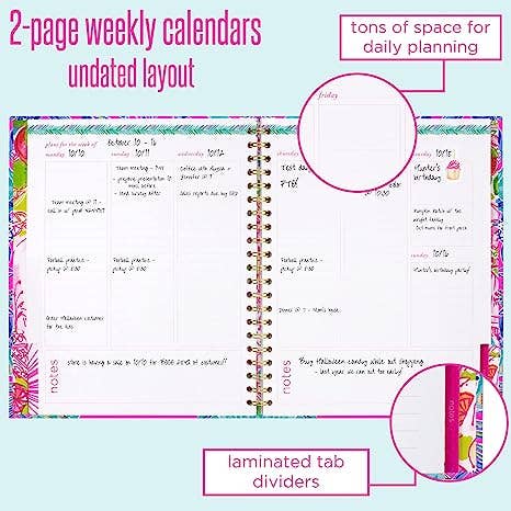 Undated Weekly Planner - Lil Earned Stripes
