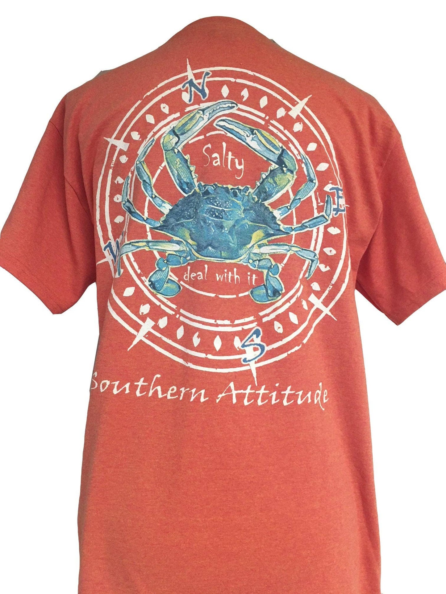 Salty Deal With It Crab Shirt-Sunset Color