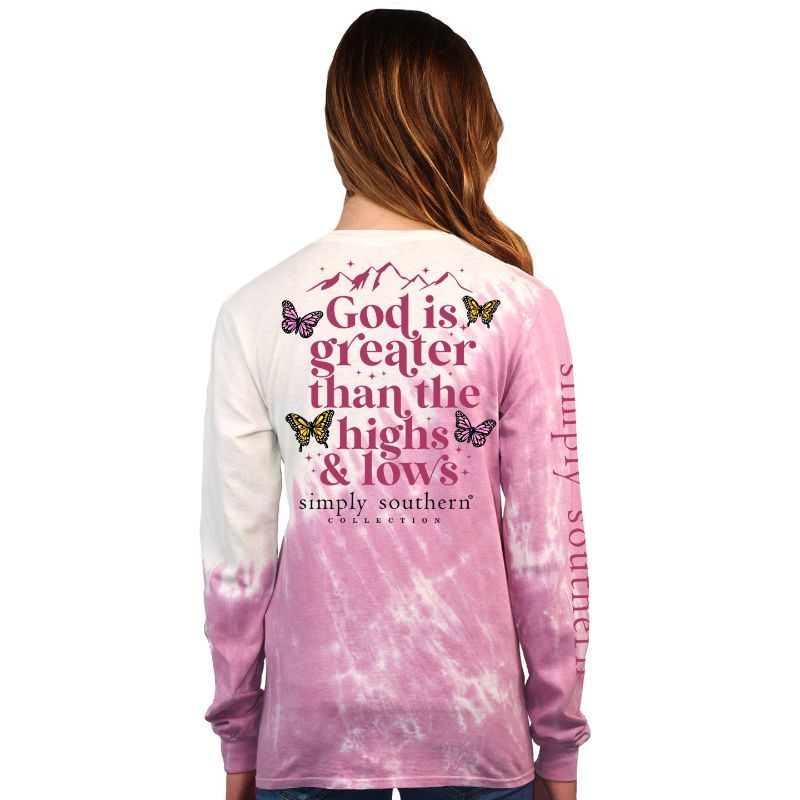 "God Is Greater" Tie Dye Long Sleeve Shirt