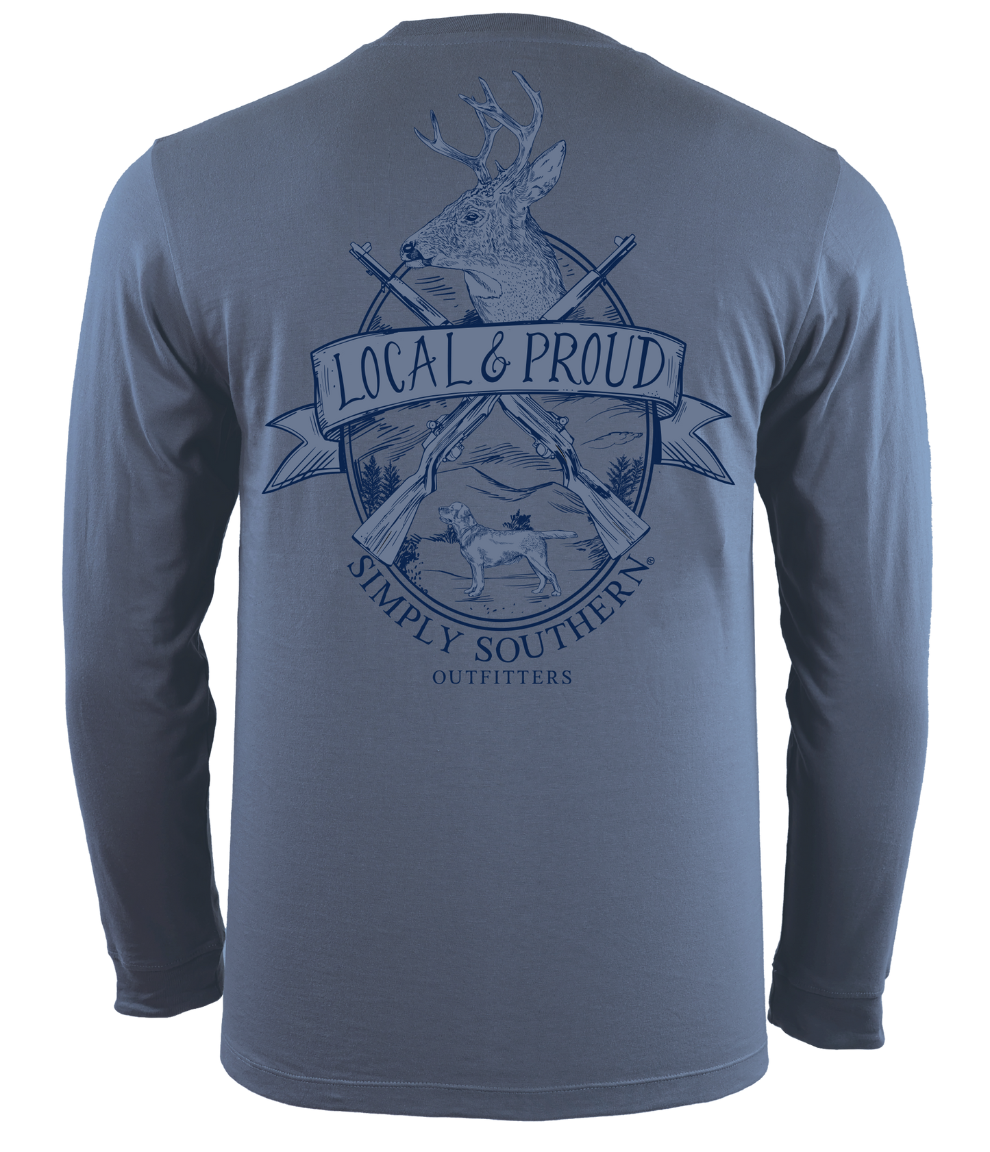 "Local & Proud" Unisex Long Sleeve Shirt