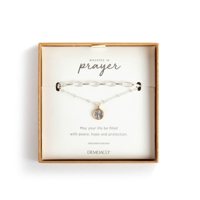 Wrapped in Prayer Bracelet (Gold or Silver)
