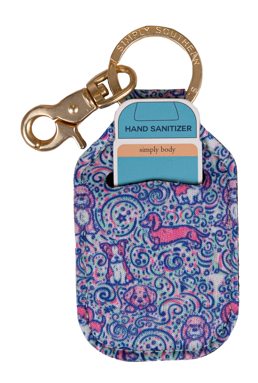 Keychain Sanitizer Holder-Series 2 (Multiple Colors)