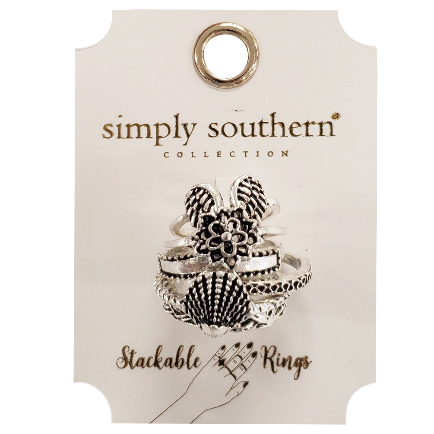 Silver Wings Rings