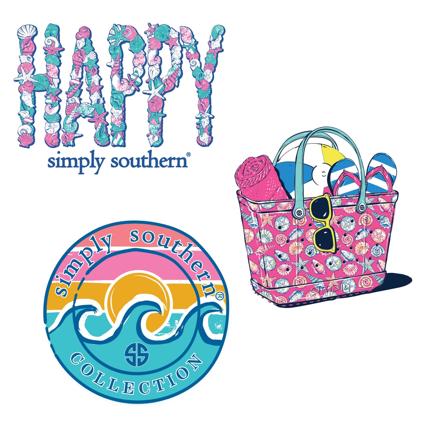 3-Pack Sticker Sets