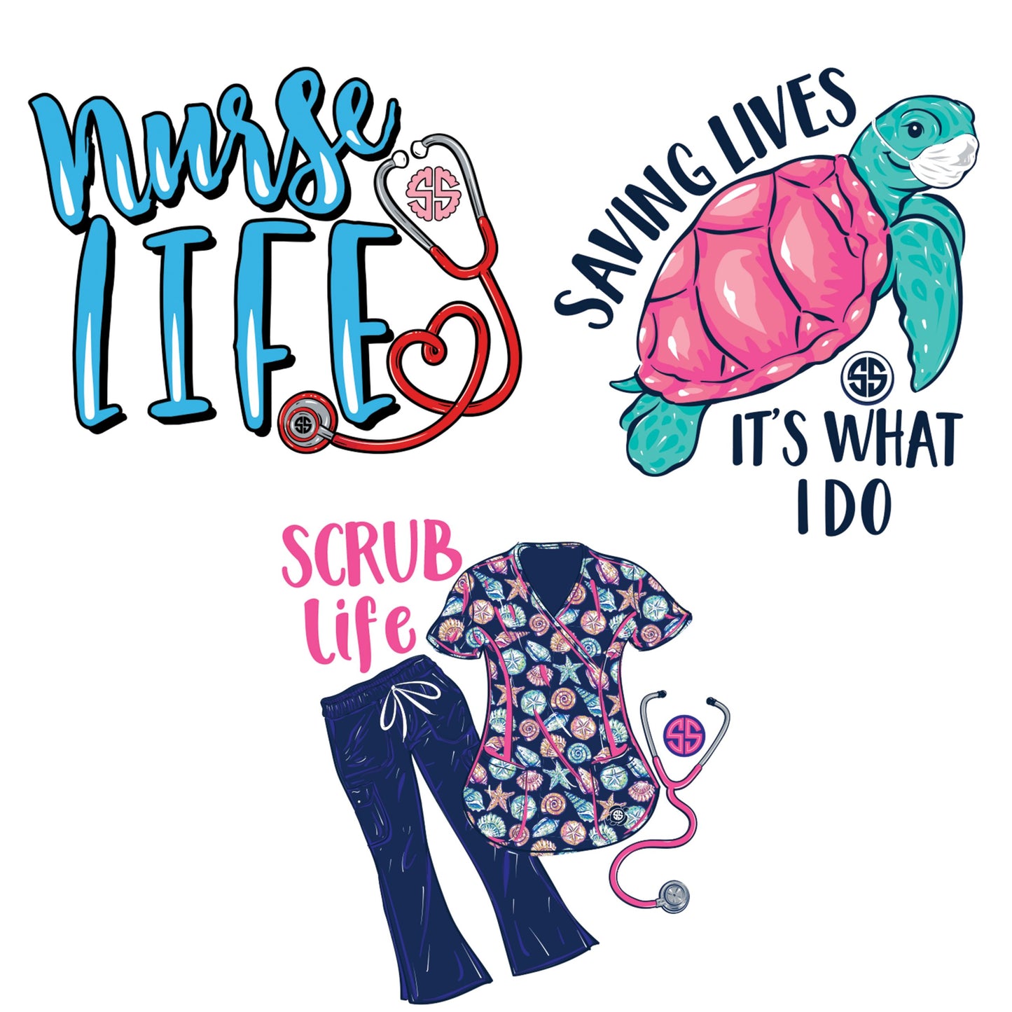 3-Pack Sticker Sets