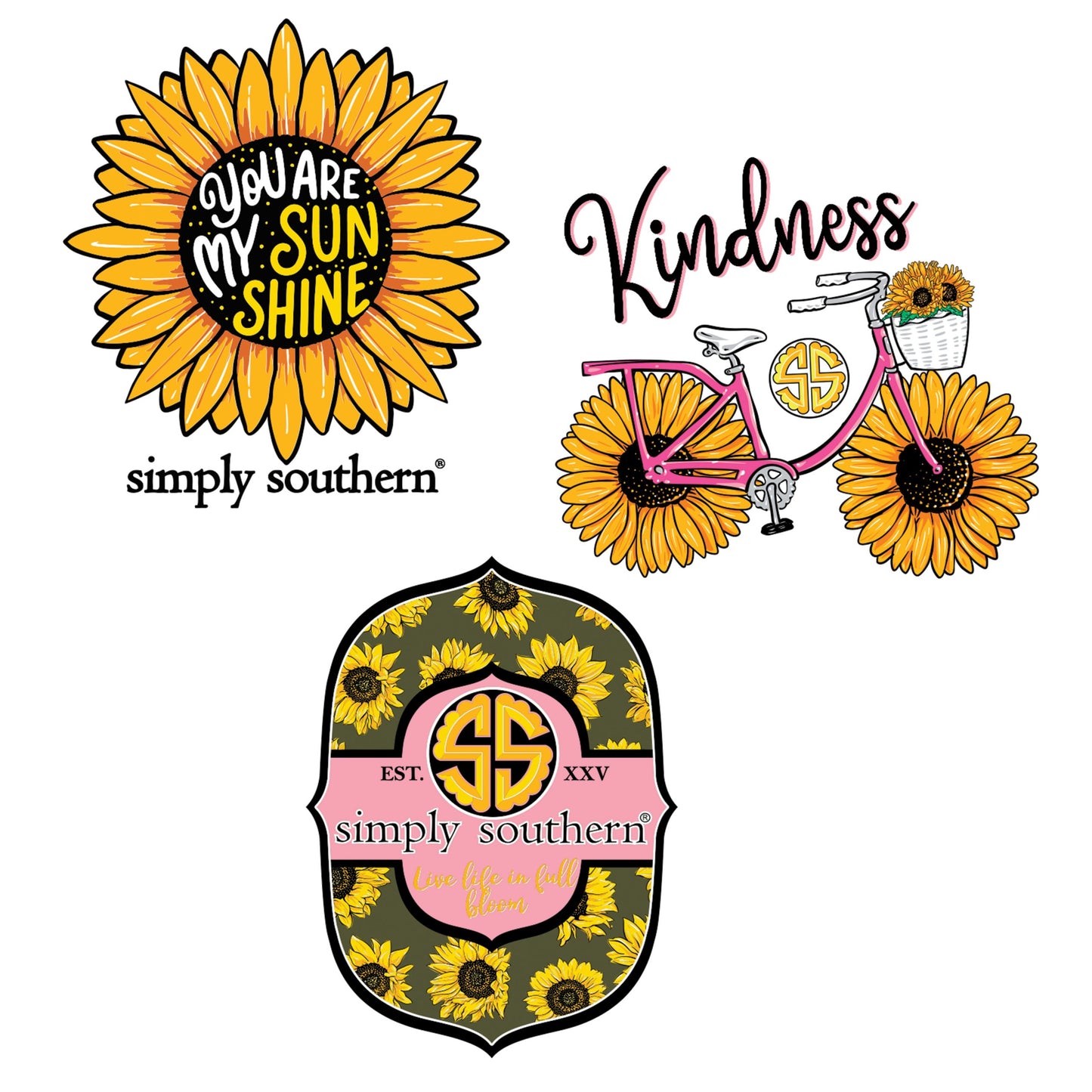 3-Pack Sticker Sets
