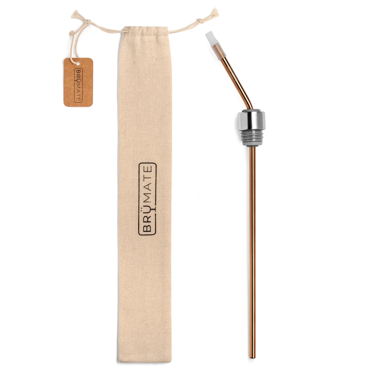 Winesulator Infinity Straw - Rose Gold