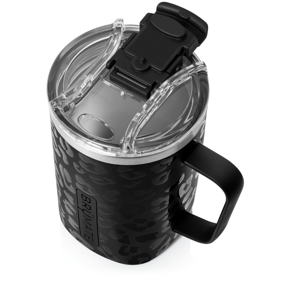 Toddy 16oz Insulated Coffee Mug - Onyx Leopard