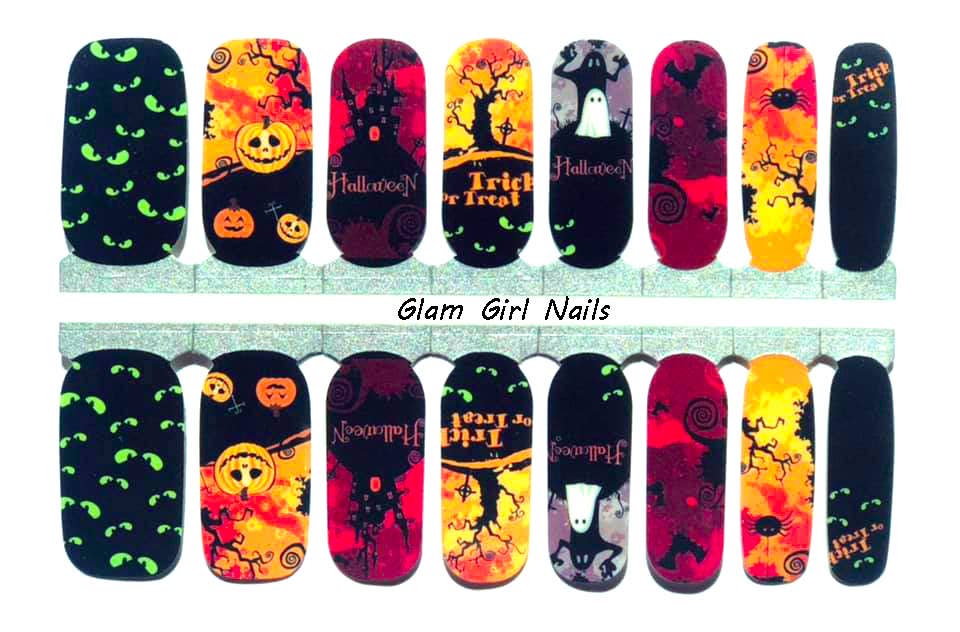 All Hallows Eve Halloween Nail Wraps
