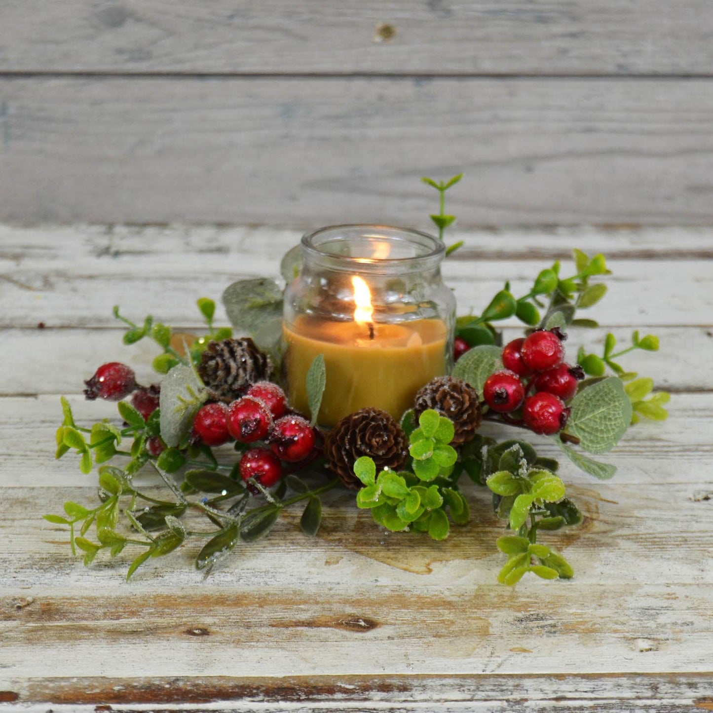 Nature's Christmas 2.5in Candle Ring