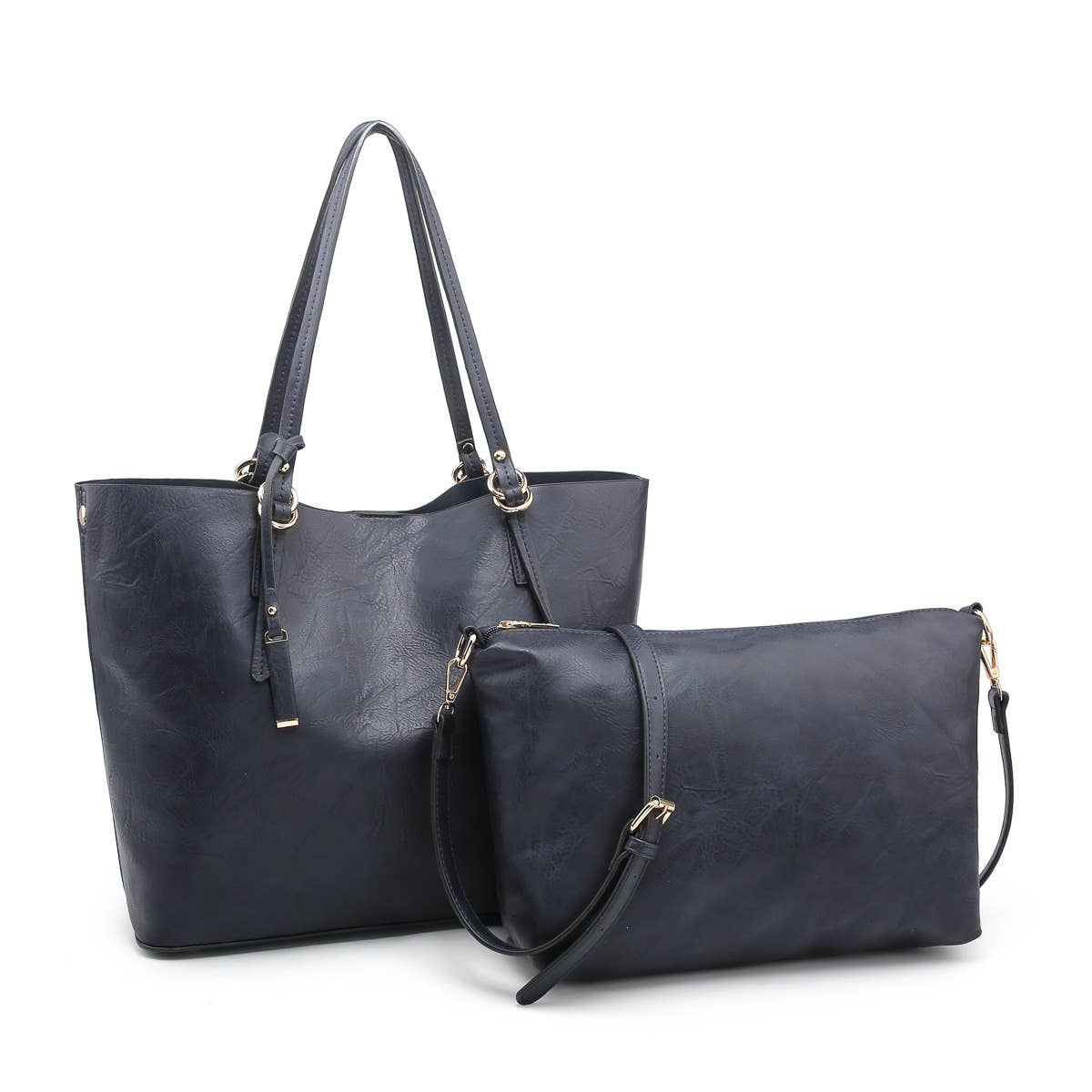 Iris 2-in-1 Tote Bag (Navy)
