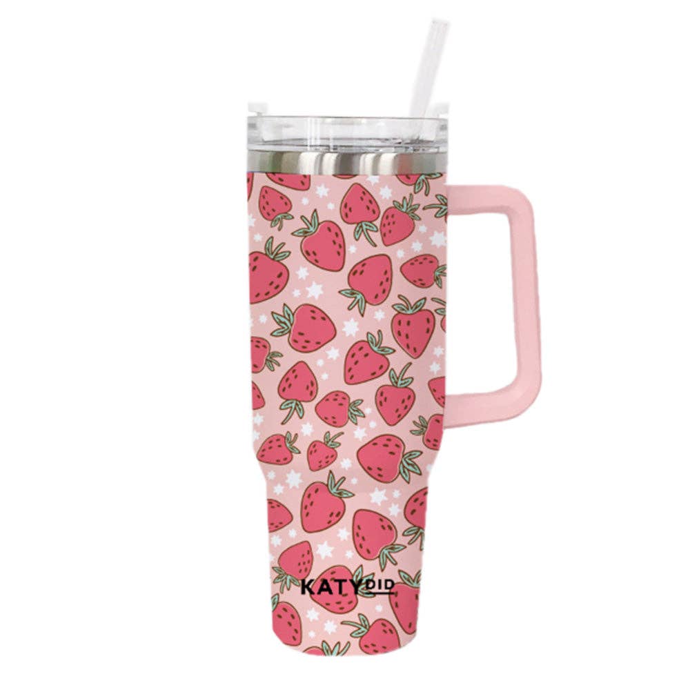 Strawberries 40 oz. Tumbler