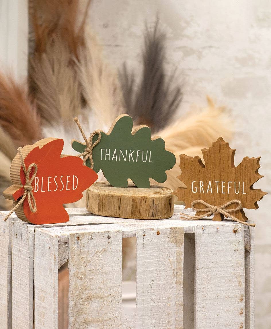 Fall Wood Leaf Sitter