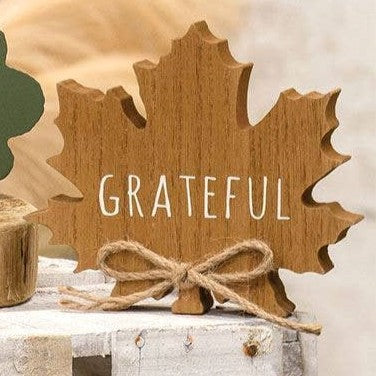 Fall Wood Leaf Sitter