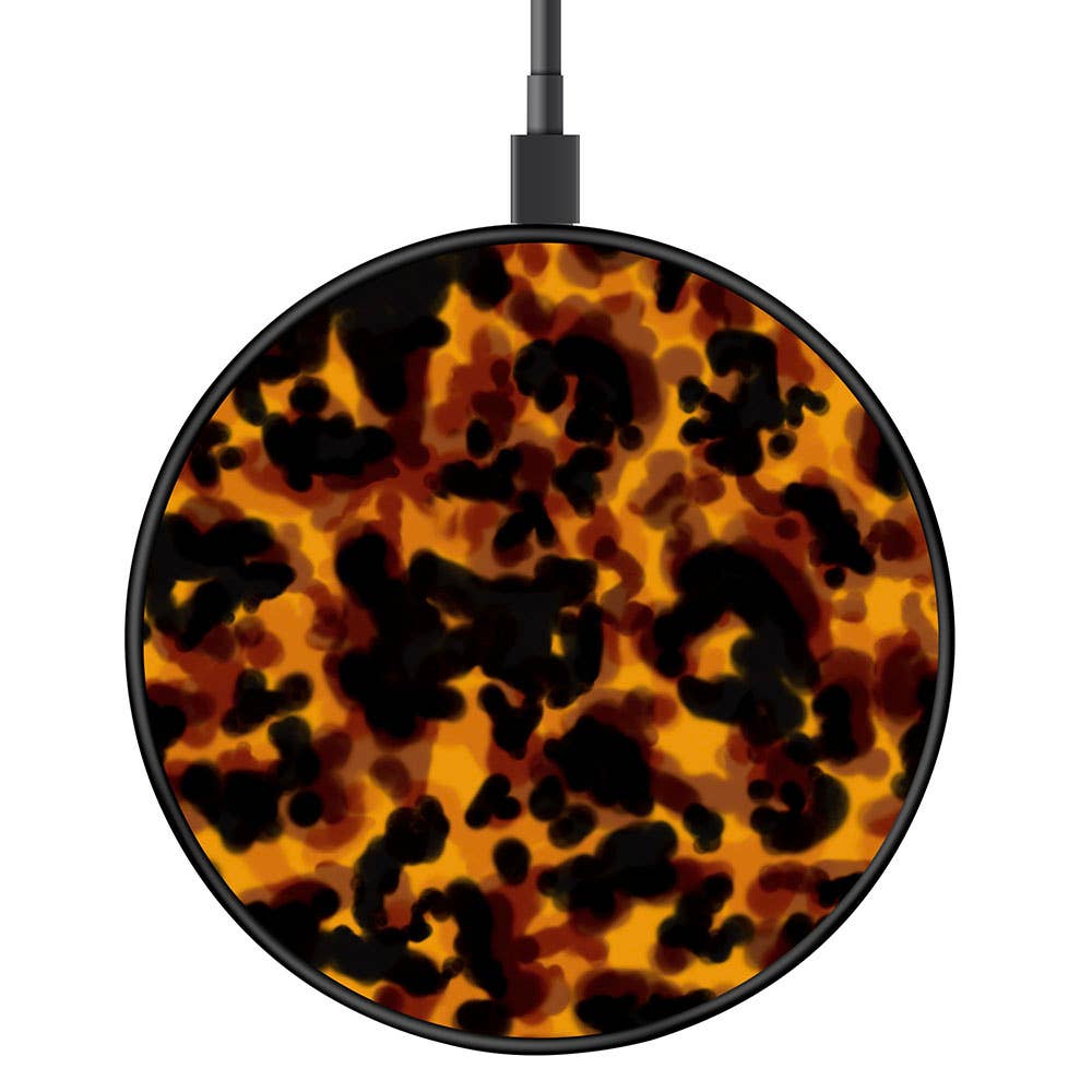Tortoise Shell Wireless Charging Disk
