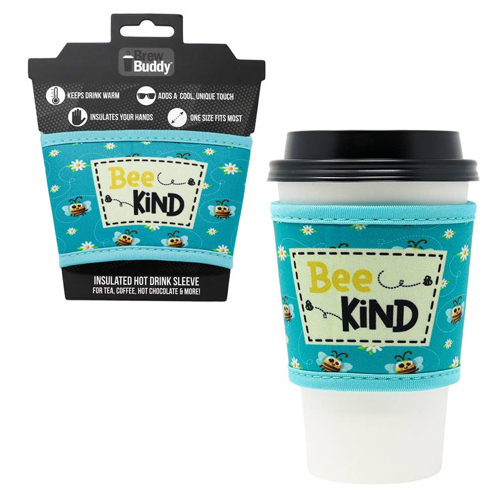 Brew Buddy Coffee + Hot Chocolate Sleeve | BEE KIND