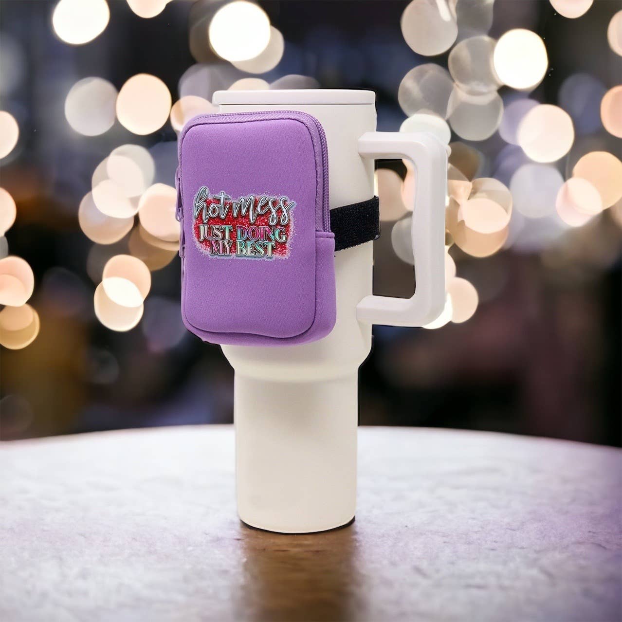 Neoprene Tumbler Bag | Hot Mess