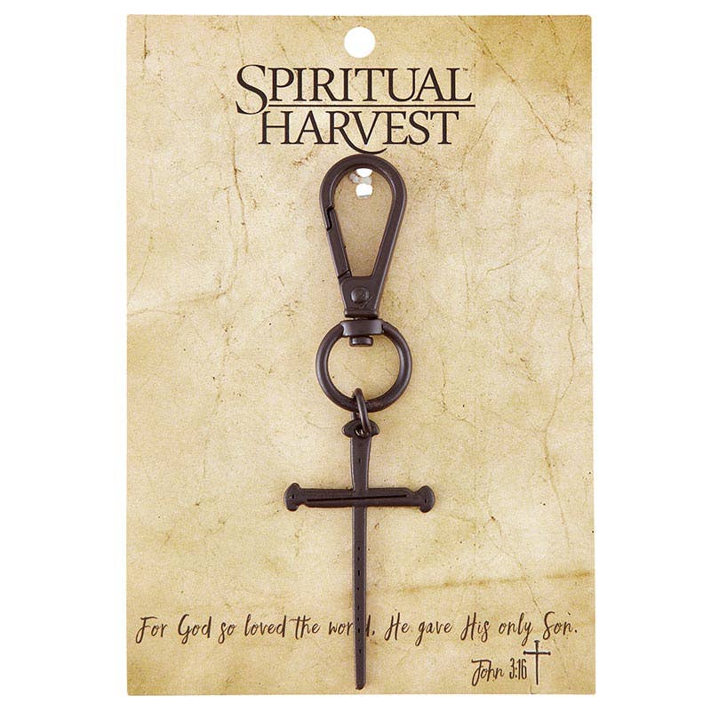 Cross Of Nails Keychain