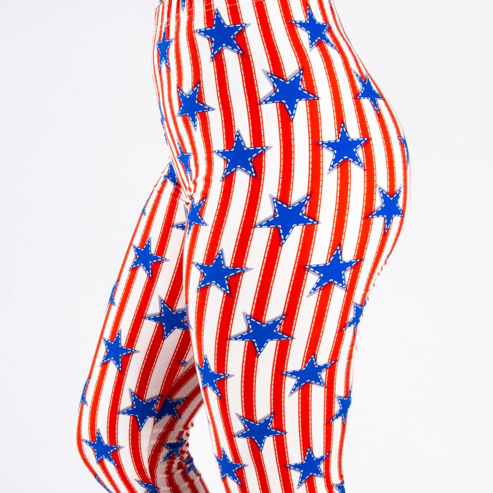 4th Of July Leggings