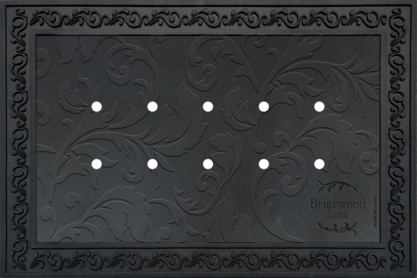 Rubber Doormat Tray Floral Design (Case Pack - 4)