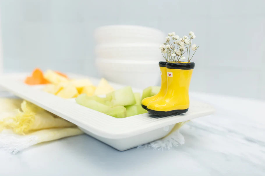 Jumpin' Puddles - Yellow Rain Boots St. Jude Mini (A292)