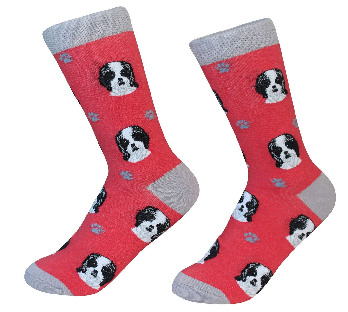Shih Tzu Black Socks