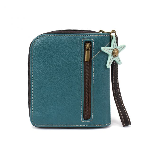 Sand Dollar Zip-Around Wallet