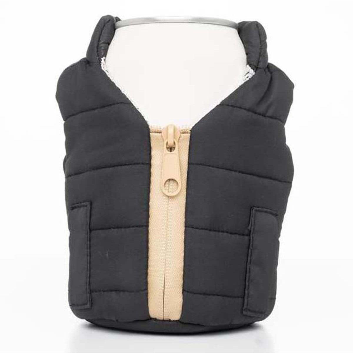 Black and Tan Beverage Vest