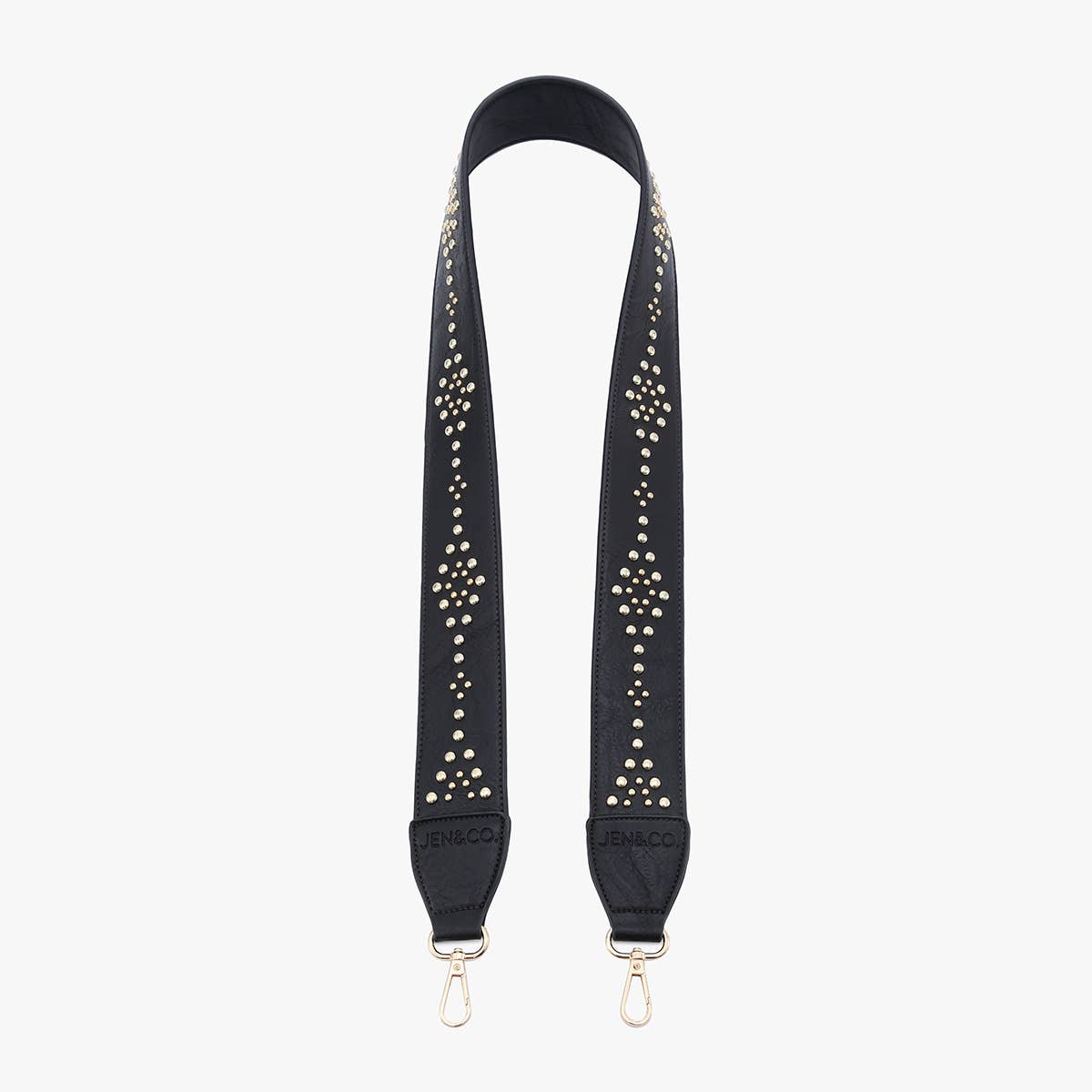 GSSTD Studded Guitar Strap: Black