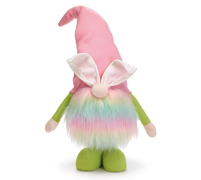 Pastel Rainbow Gnome with Extendable Legs