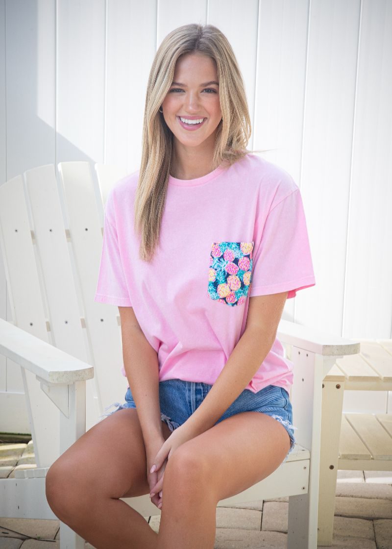 Pineapple Pocket Tee Shirt