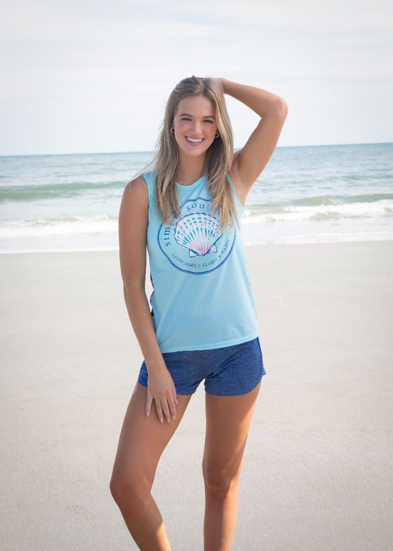 Simply Tank Top - Shell Pink