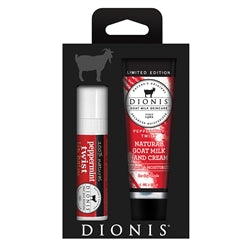 Peppermint Lip Balm & Hand Cream Gift Set