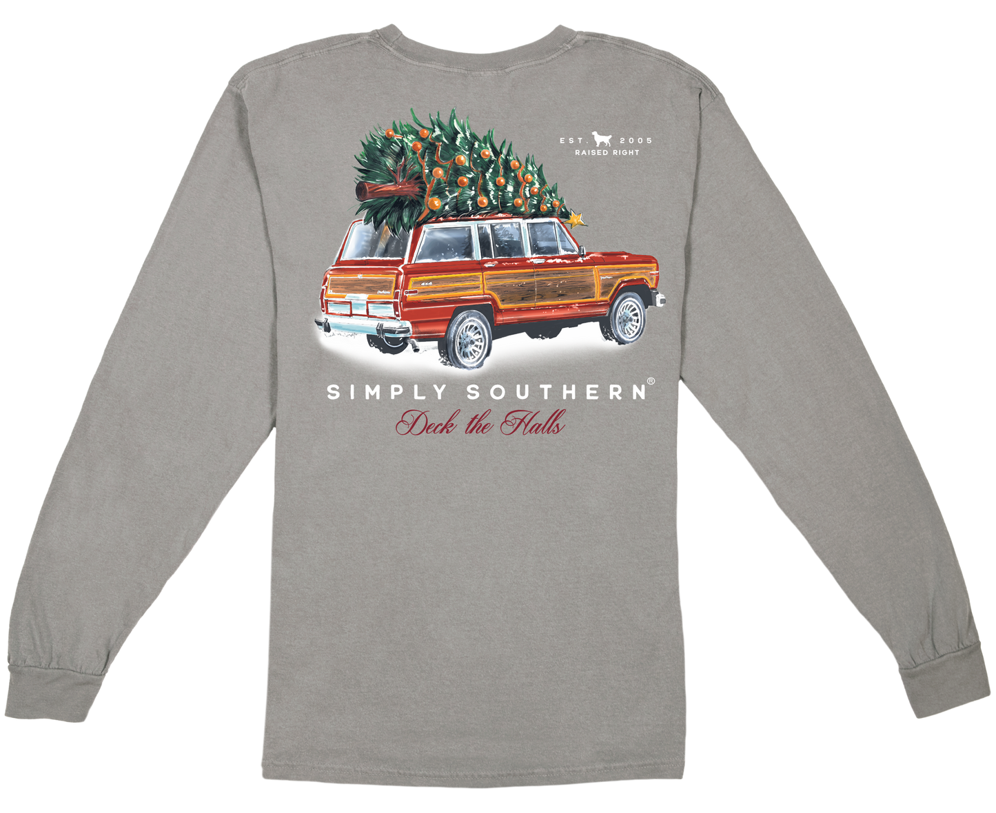 CC Christmas Tree Truck Long Sleeve Shirt