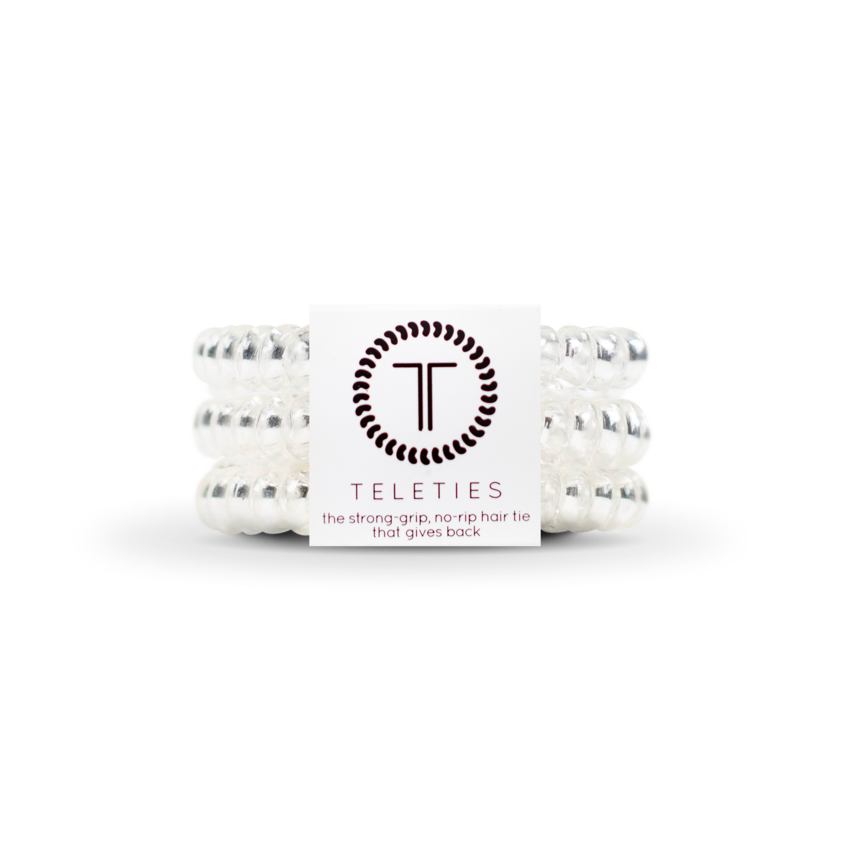 Small Crystal Clear Hair Ties