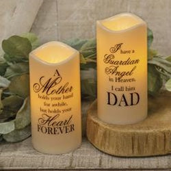 Mother/Dad LED Timer Pillar