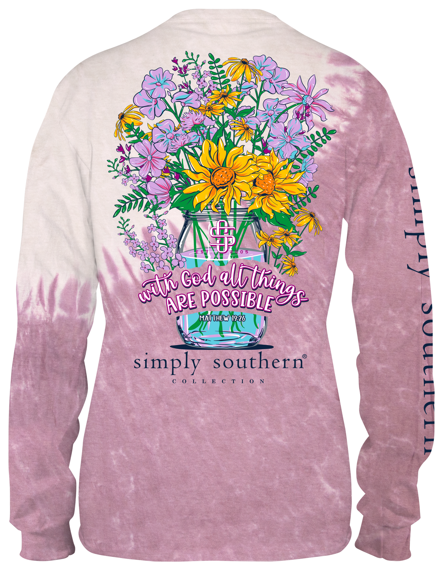 "With God All Things Are Possible" Long Sleeve Shirt