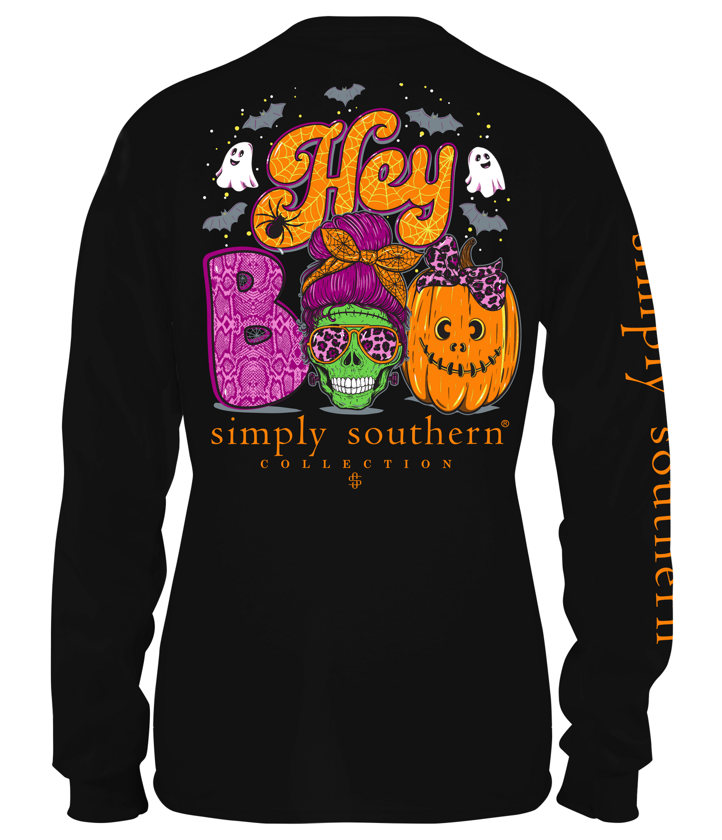 "Hey Boo/Boo Crew" Long Sleeve Shirt