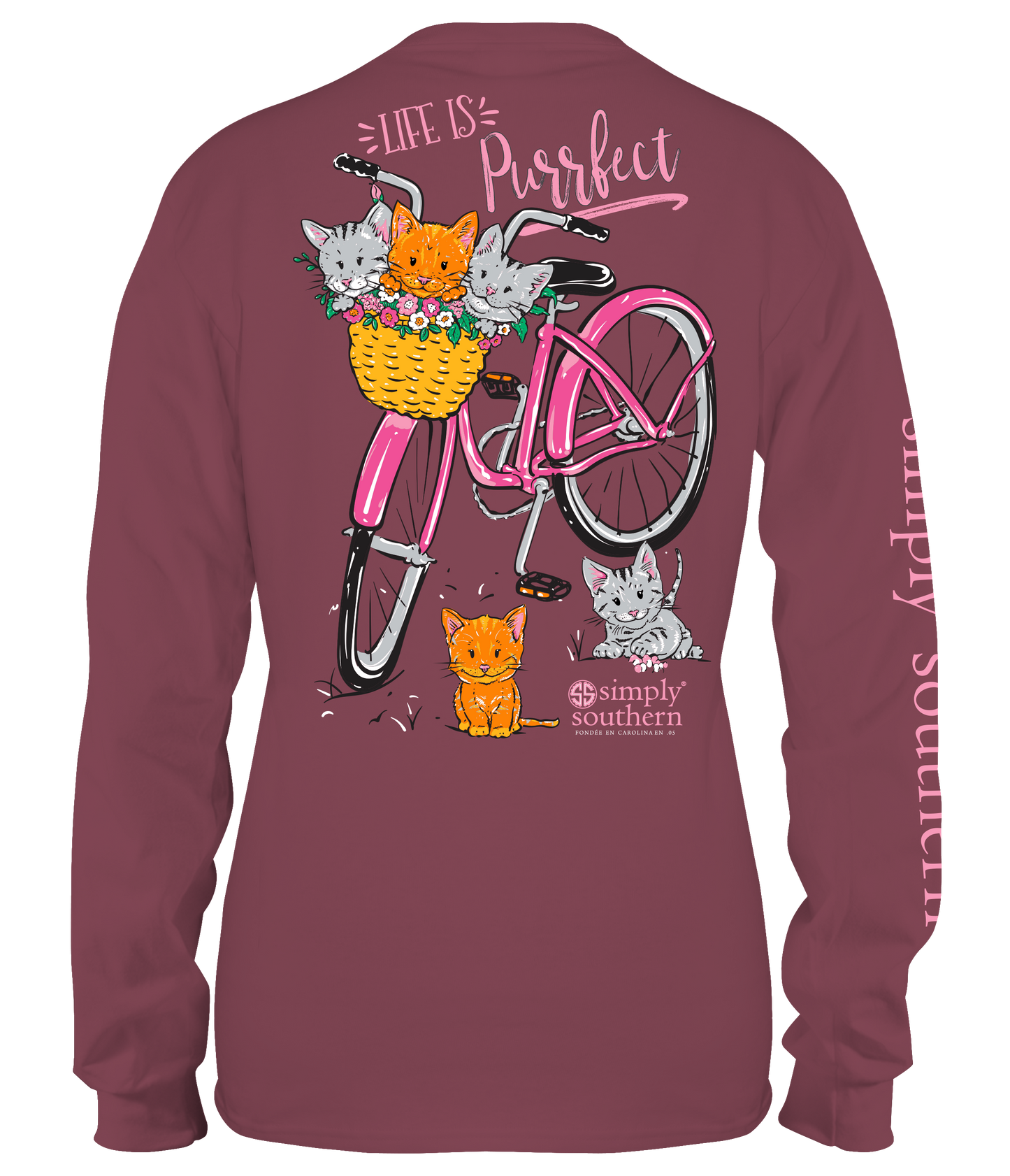 "Life is Purrfect" Long Sleeve Shirt