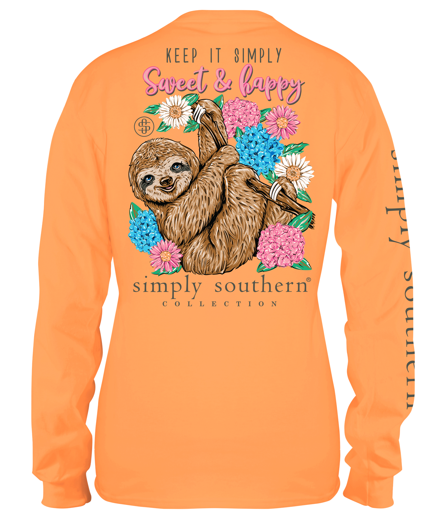 "Keep It Simply Sweet & Happy" Long Sleeve Shirt