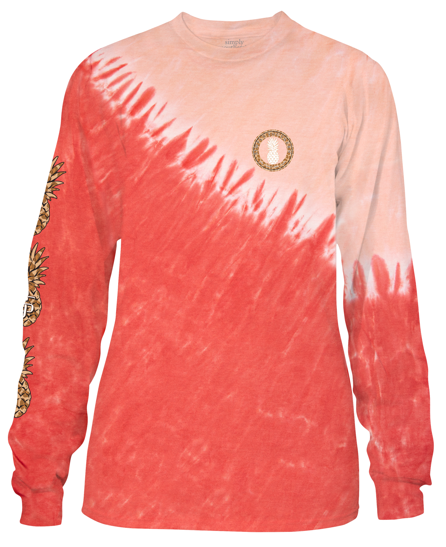 "Wear A Crown..." Tie Dye Long Sleeve Shirt