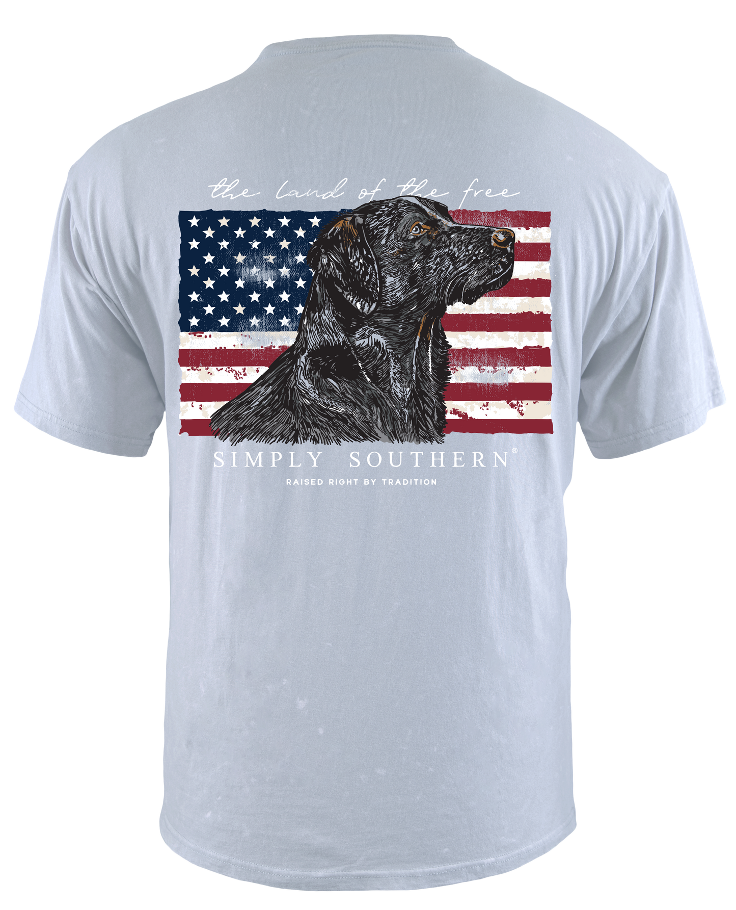 Men's "Land of the Free" Black Lab Shirt