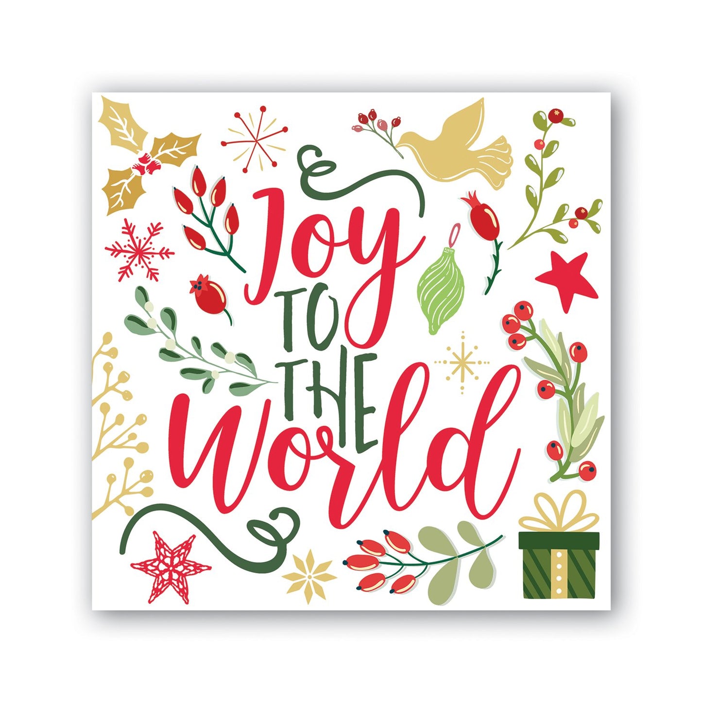 Joy to the World Cocktail Napkins