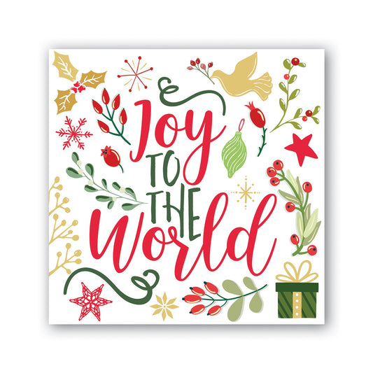 Joy to the World Cocktail Napkins